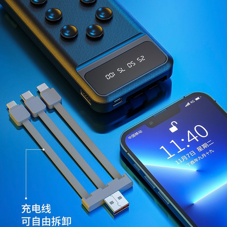 WP-233 Qichon Series Powerbank With 3Cables