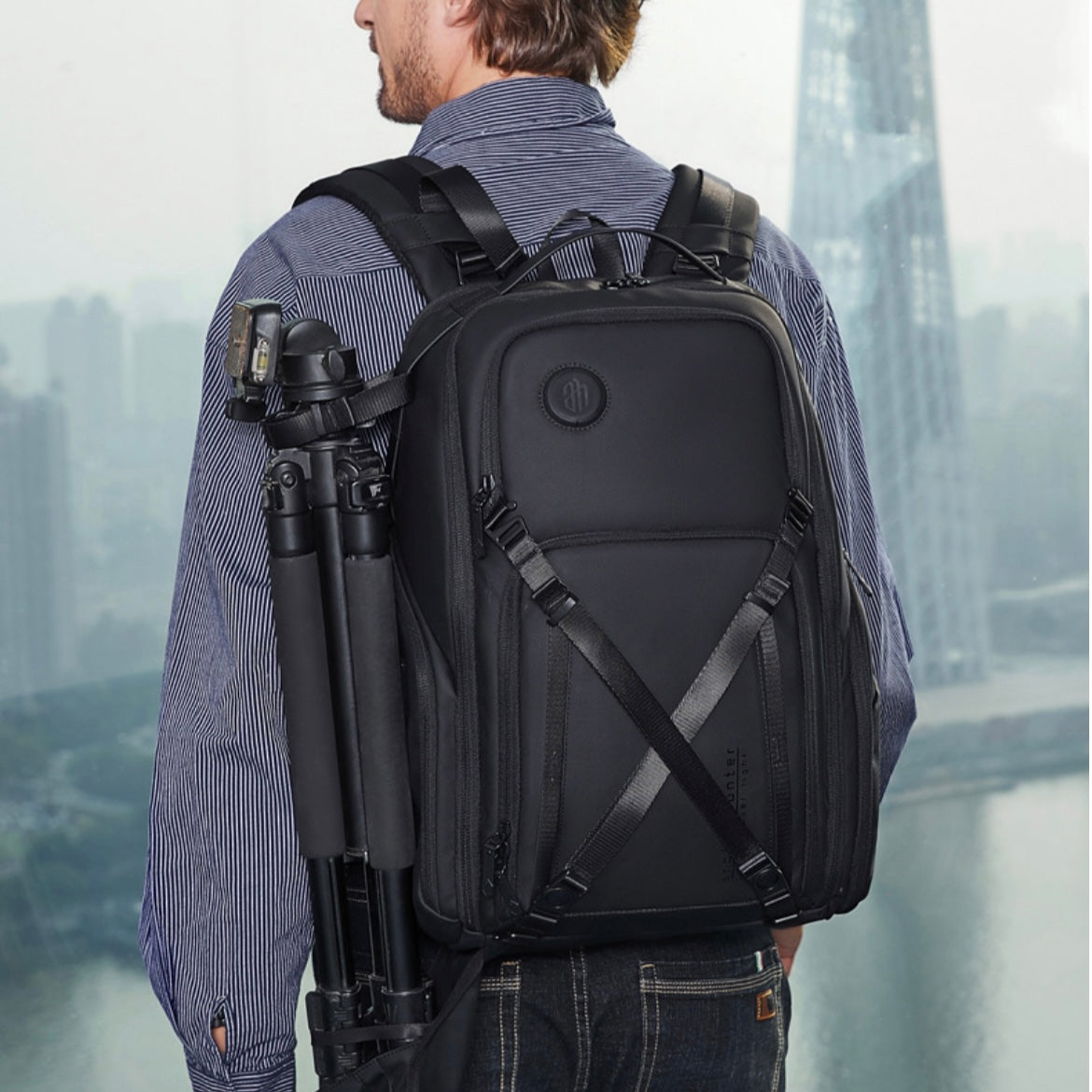 i1002 Arctic Hunter SLR backpack camera bag waterproof large capacity outdoor travel backpack
