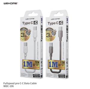 WDC-106a Fast Charging Tpye-C to Tpye-C Data Cable - i-s-mart.com | No.1 Branded Online Shop in Cambodia