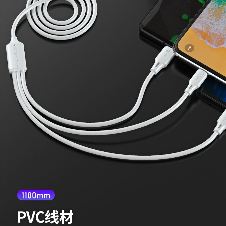 WDC-103th Fast charging 3in1 Cable