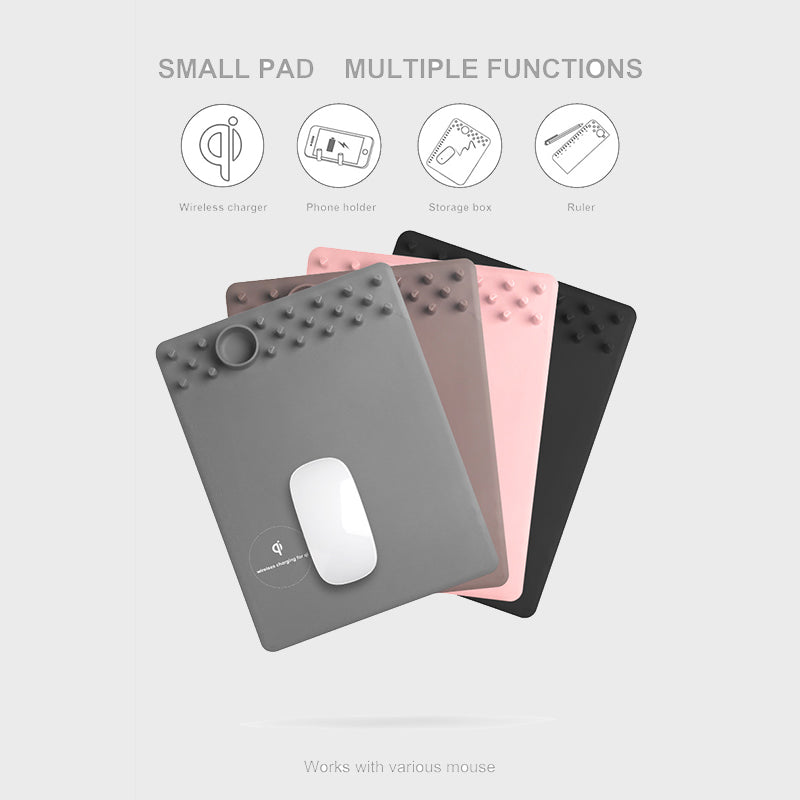 i915 Multifunctional Mouse Pad  QI Wireless Charger - i-s-mart.com | No.1 Branded Online Shop in Cambodia