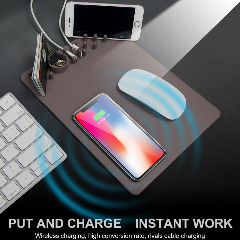 i915 Multifunctional Mouse Pad  QI Wireless Charger - i-s-mart.com | No.1 Branded Online Shop in Cambodia