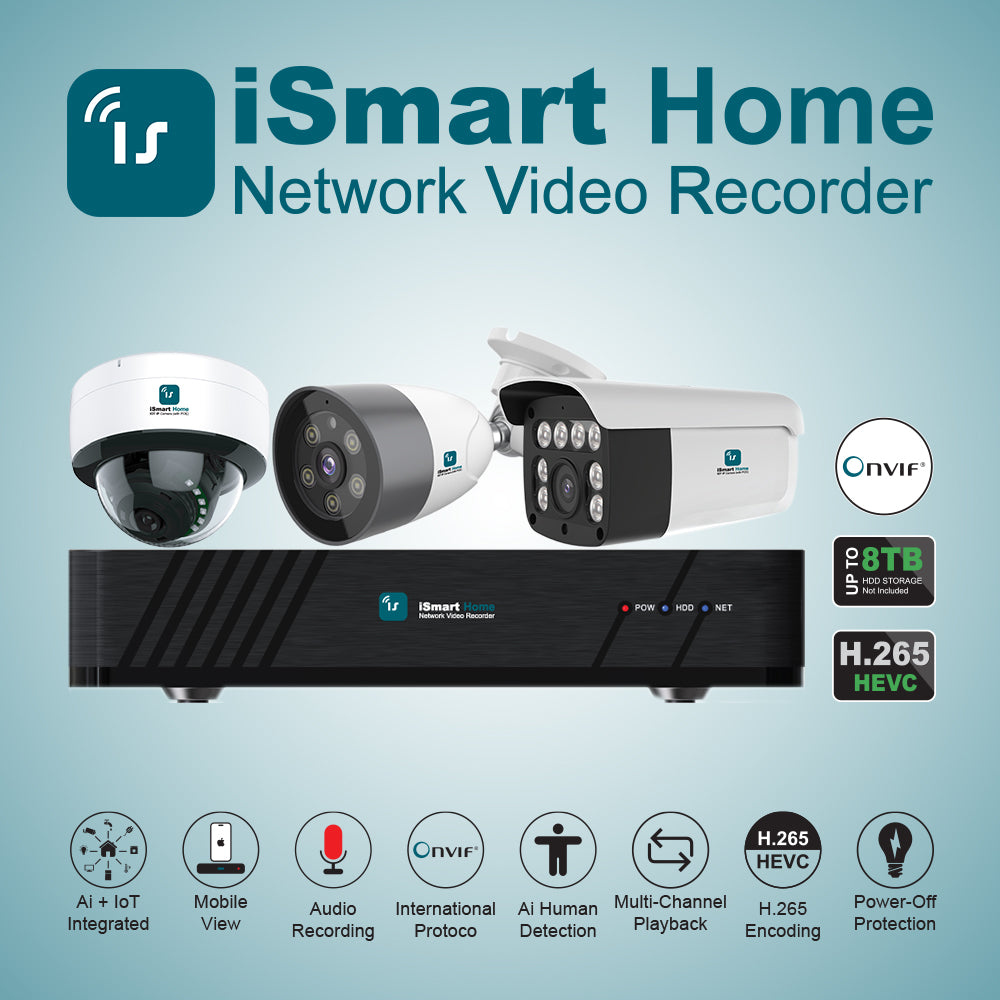 ISH-NV16CB iSmart Home Network Video Recorder 16CH Wired