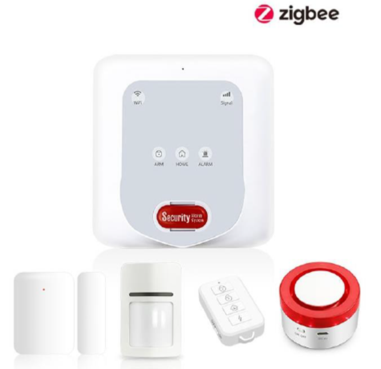 Wifi+GSM+Zigbee wireless high-end security alarm set