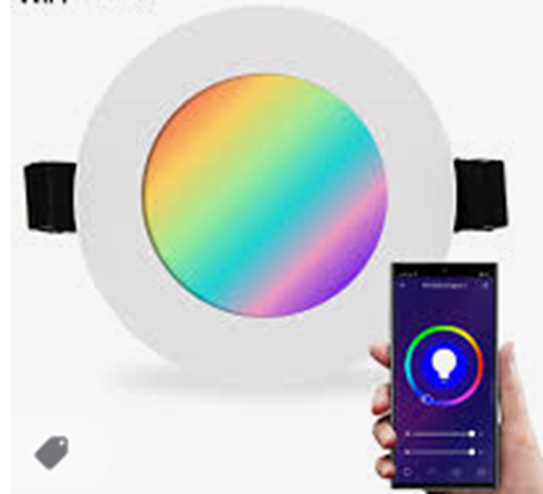 Smart LED 15W 4" RGB Full  colour downlight