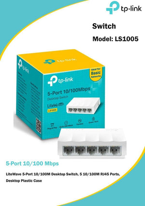 Switch 5 Port 10/100Mbps