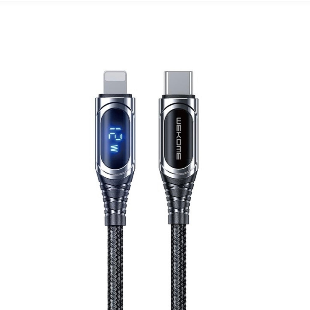 WDC-167 PD 20W Intelligent Digital Display Charging Data Cable