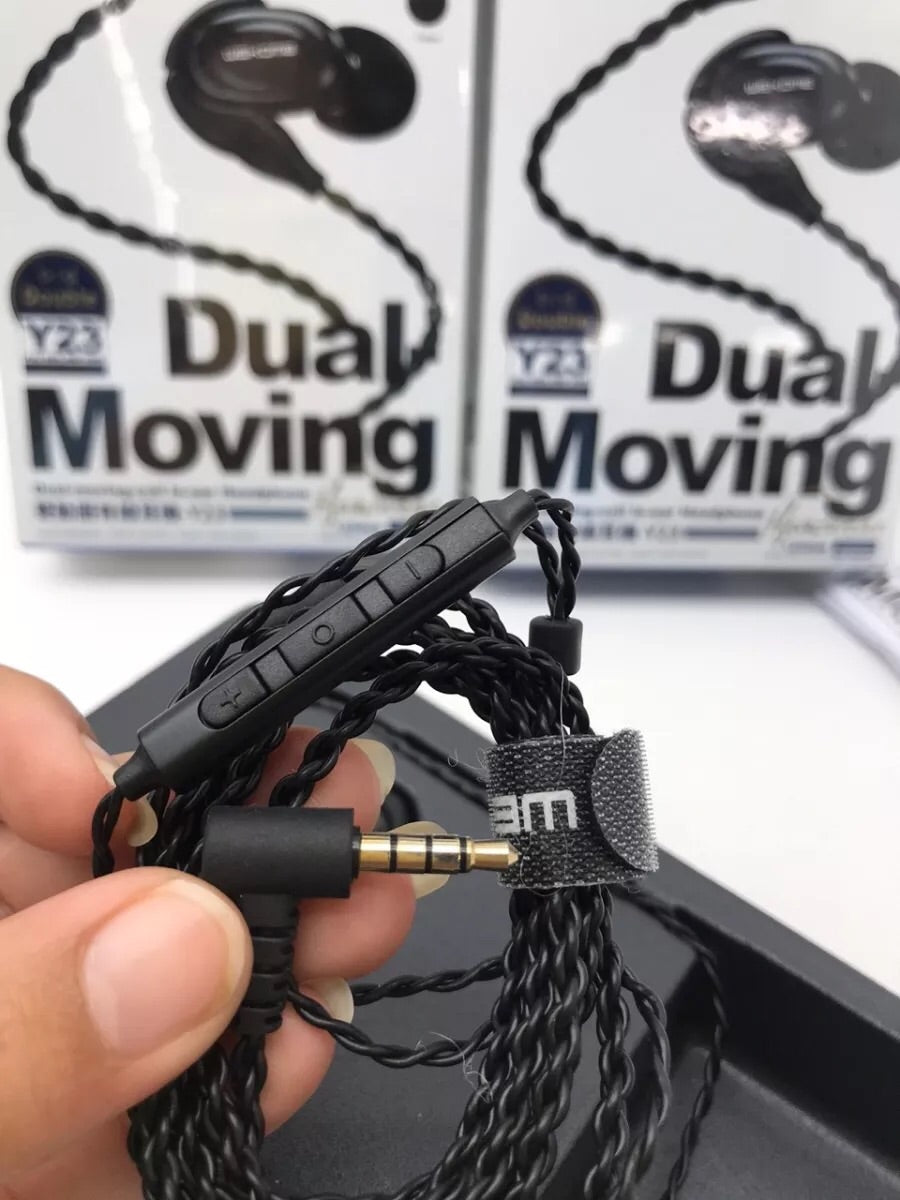 Y23 Dual moving coil in ear Earphone