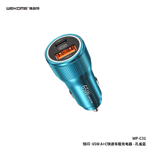 WP-C31 Car chargers PD 65W Super Fastcharge