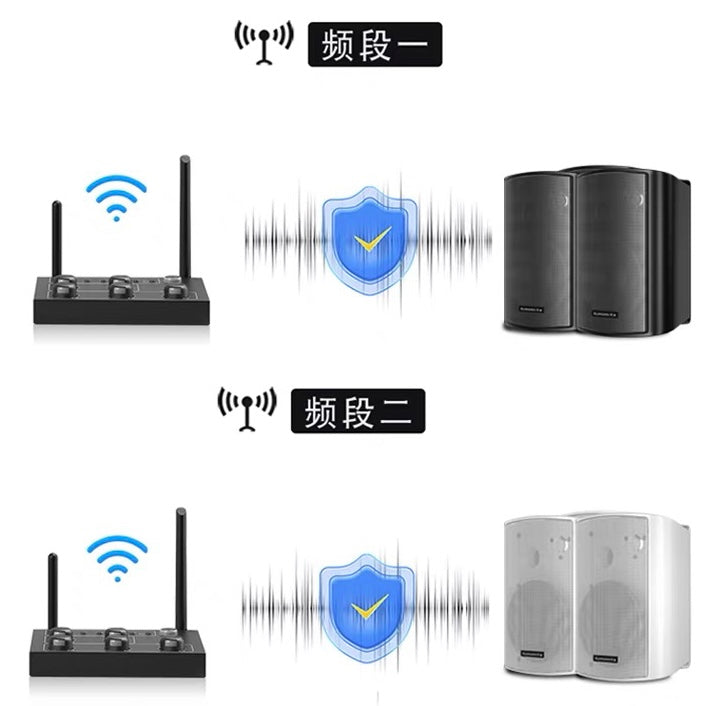 i1153 Bluetooth with two Wireless Microphone Karaoke Speaker