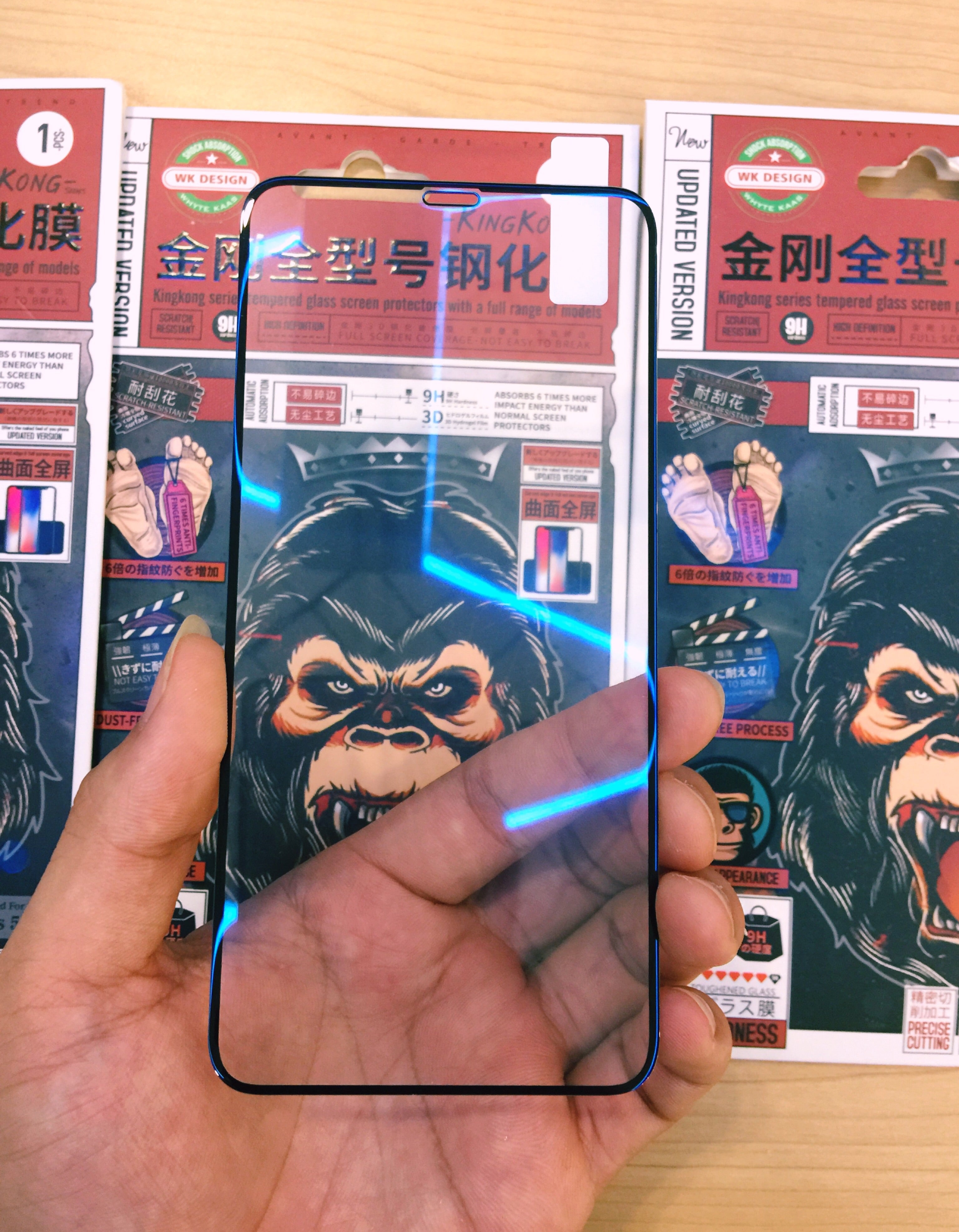 WTP-016 Kingkong Series tempered glass full Screen Protector for iphone