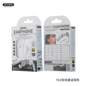 Y31 Earphones Enhance again Technology