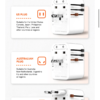 i1251 PD20W+QC18W Universal Travel All-In-One Adapter.