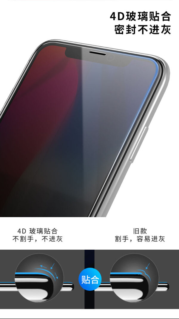 20180713122401600.jpg WTP-012 Kingkong 4D tempered glass full Screen Protector For iPhone (Privacy)