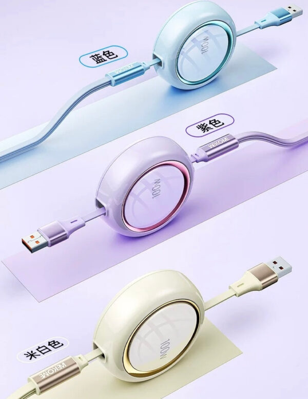 WDC-18 STARSER ES 100w High-power Retractable Data Cable