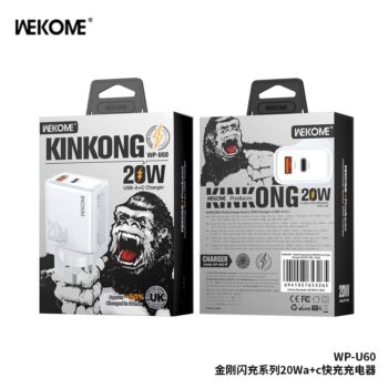 44BF5BB0-DEBC-4E3D-84B5-9C4DC81E50A8.jpg WP-U60 Kinkong Flash
Charge Series 20W A+C Fast Charger