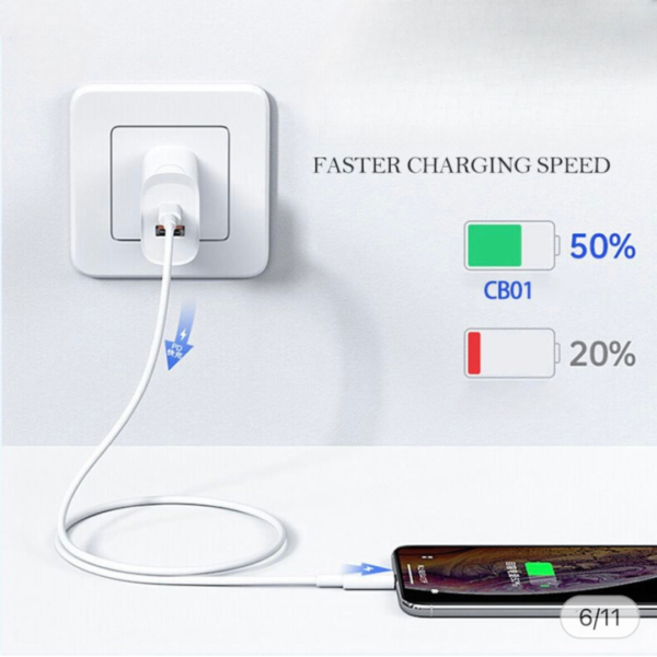 i1224 CB06 USB C to C Fastchang 60W Braided data line