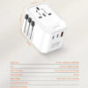 i1251 PD20W+QC18W Universal Travel All-In-One Adapter.