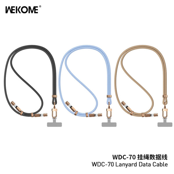 5AEEC3C5-D78B-4FB3-B5FE-657696E701CB.jpg WDC-70 Premium 65W Fast Charging USB-C Lanyard Cable - 1.6M Braided Nylon