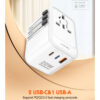 i1251 PD20W+QC18W Universal Travel All-In-One Adapter.