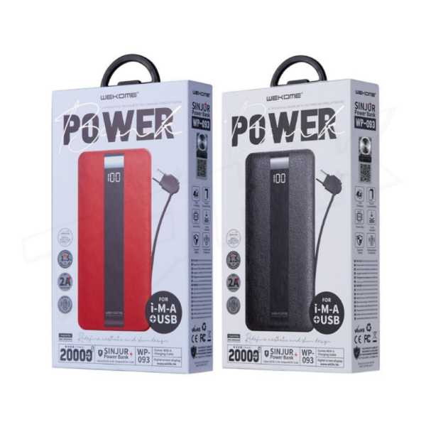 WP-093 SINJUR Powerbank 20000mAh