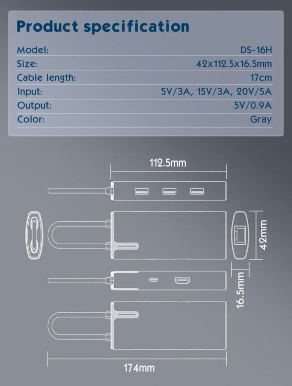 823BD0D6-93C0-4934-977E-CADC1A50F014.jpg i1152 6in1 Type-C Hub Adapter 100max PD Fast Charging