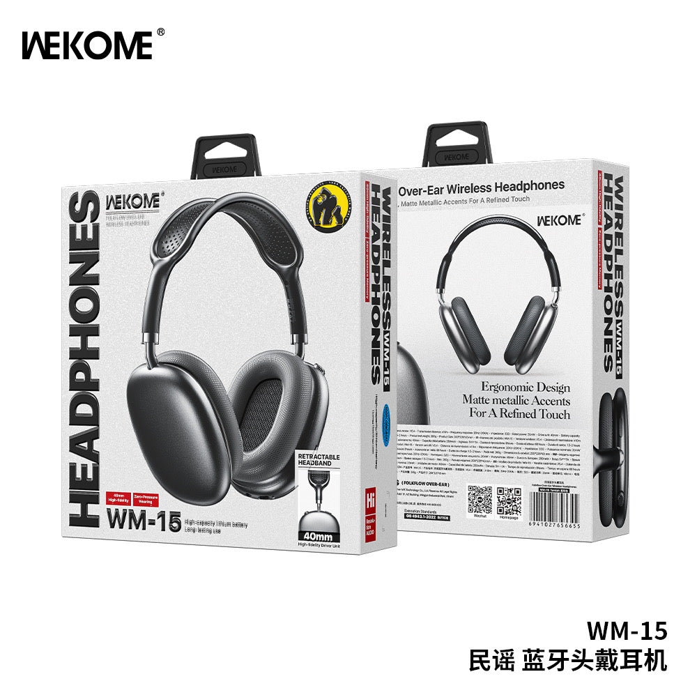 WM-15 Folkflow Over-Ear Wireless Headphones