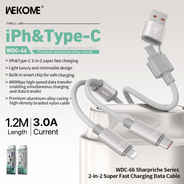 A327BF73-D33A-4B28-87CE-28A71D8E0B8A.jpg WDC-66 Sharpriche Series
2-in-2 Super Fast Charging Data Cable