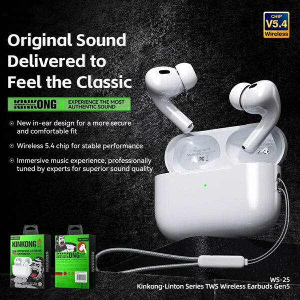WS-25 Kinkong-Linton Series TWS Wireless Earbuds