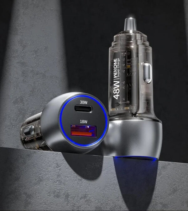 D48643EF-19B0-45CB-844F-4DD452652EA8.jpg WP-C53 Kinkong Series Earl 48W Transparent A+C Car Charger