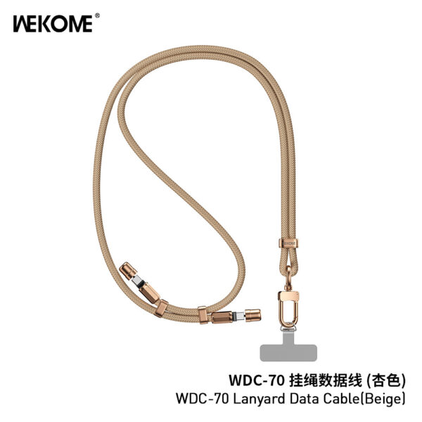 D97D6E6D-DE46-4CDB-8550-FACCED836663.jpg WDC-70 Premium 65W Fast Charging USB-C Lanyard Cable - 1.6M Braided Nylon