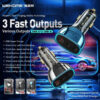 WP-C42 80W Vanguard Clear Metal Car Charger
