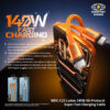 WDC-C23 Super fast charging cable 140W Type-C