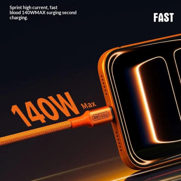 WDC-C23 Super fast charging cable 140W Type-C