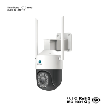 ISH-4MPTZ.png ISH-4MPTZ iSmart Home Full Color PTZ Outdoor Camera 4PM (WIFI+Lan)