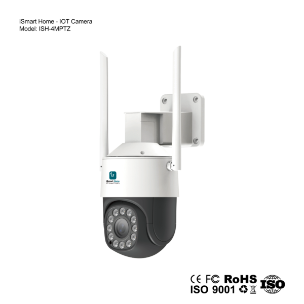 ISH-4MPTZ.png ISH-4MPTZ iSmart Home Full Color PTZ Outdoor Camera 4PM (WIFI+Lan)