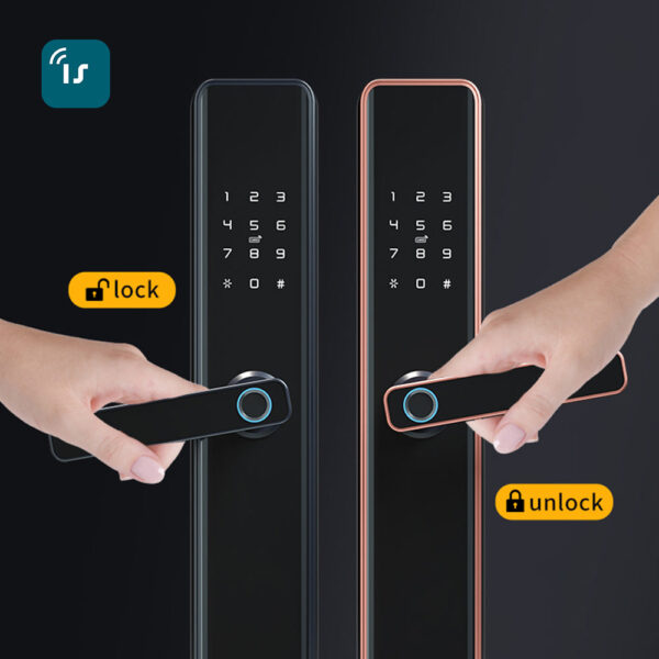 Wifi4.jpg iSmart Home WiFi /Bluetooth Smart Lock, Model: ISH002-LW, Unlock Your Door with the Power of Technology