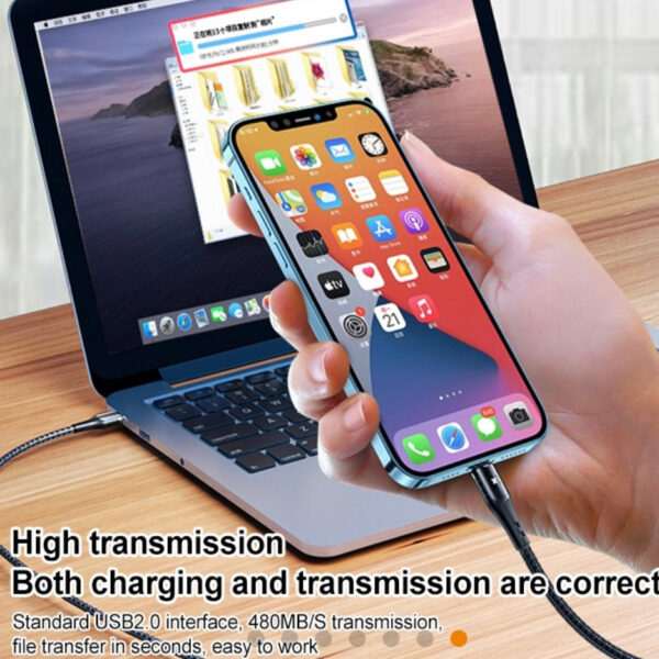 WDC-164i 6A 8 Pin Smart Power Off Charging Data Cable