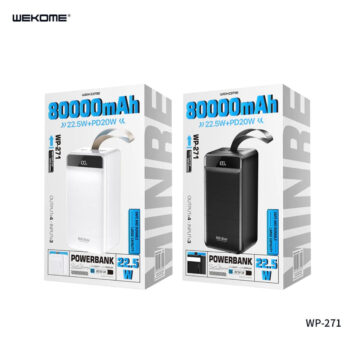 image_3a469ce7-f4df-42e6-b6fe-e72a20faa6ec.jpg WP-271 POWERBANK 80000MAH MINRE SERIES 22.5W SUPER CHARGING