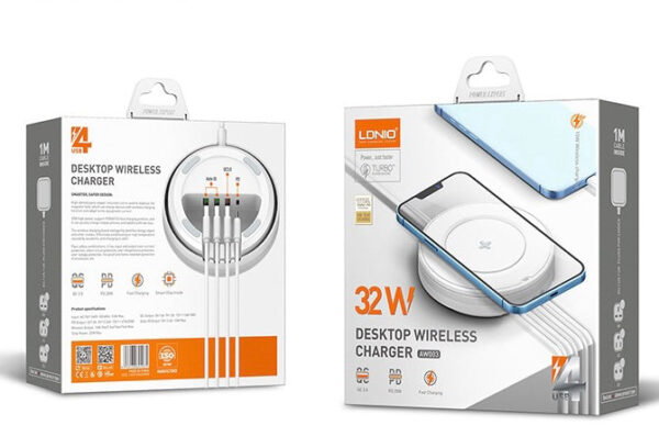 i1191 Desktop Wireless Charger 32W