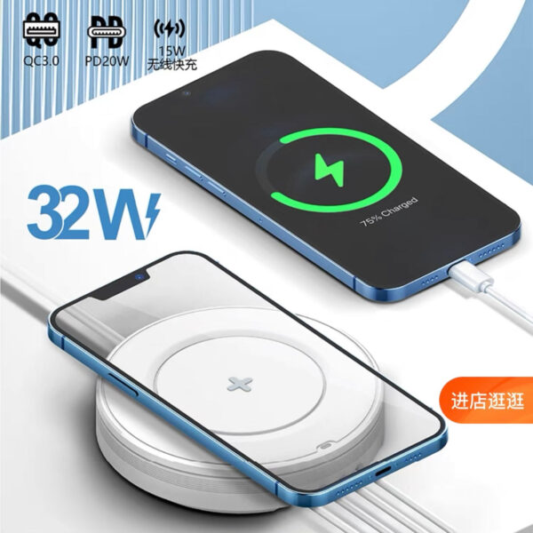 i1191 Desktop Wireless Charger 32W