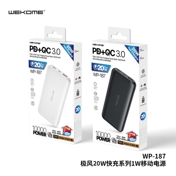 image_70bffc4c-5d54-4df2-b86c-de1099ee4a60.jpg WP-187 Gifon 20W Fast Charging Powerbank 10000mAh PD+QC