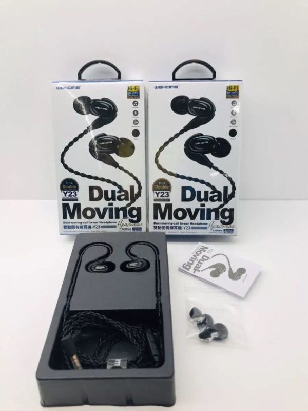 Y23 Dual moving coil in ear Earphone