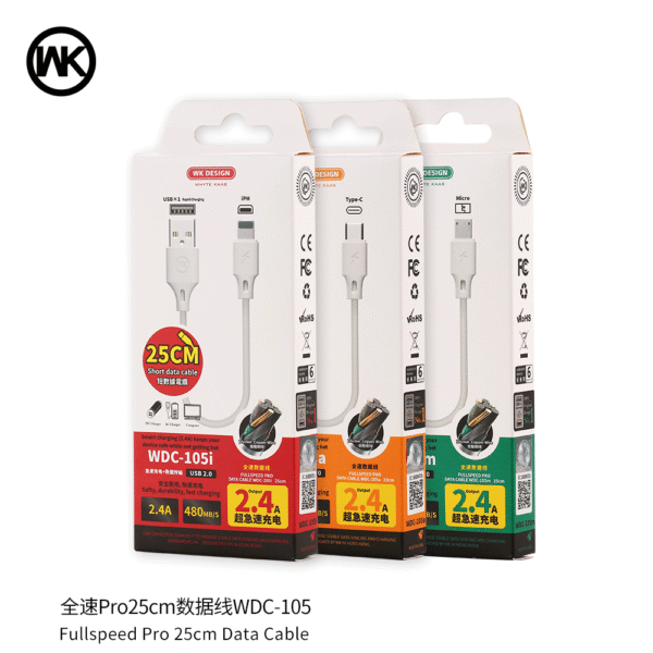 image_8ced56ae-8695-4a5a-9d90-5d495c41f36b.png WDC-105a Short Data Cable 25CM