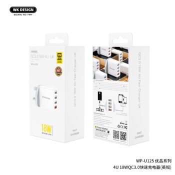 WP-U125 Upine Series QC3.0 18W 4USB Chager