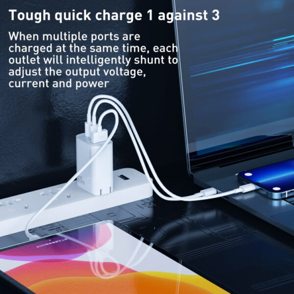 WP-U145 65w Power Series USB+USB-C/Type-C Port