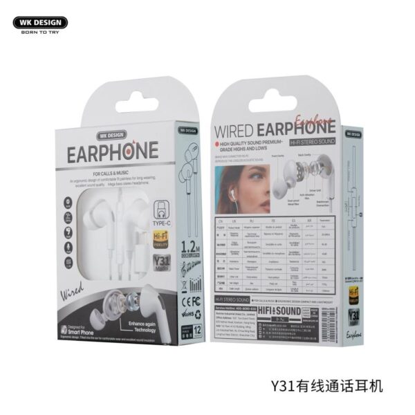 Y31 bluetooth Earphone