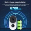 IP WIFI Camera Battery built-in